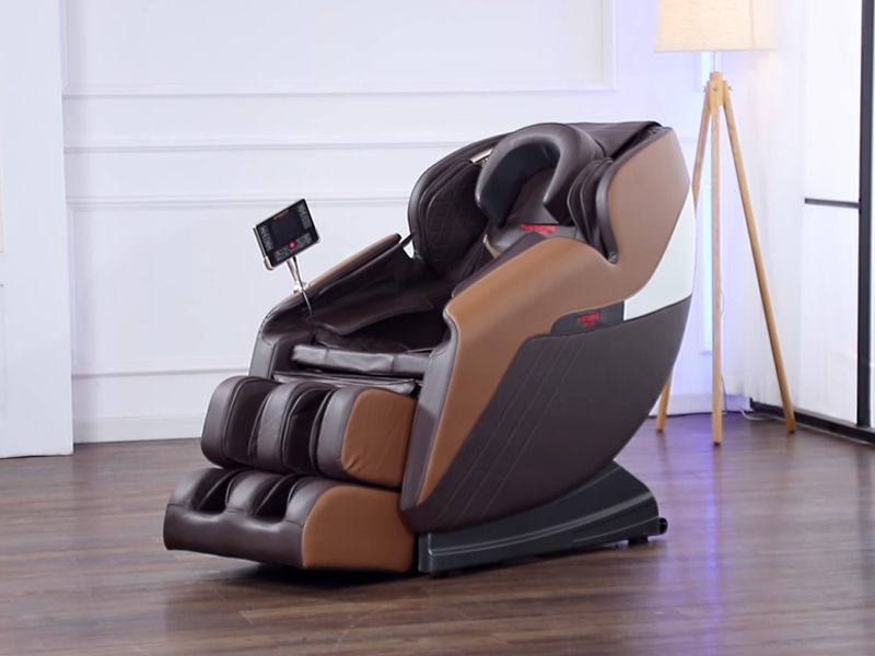 Fauteuil de massage Oyeal haut de gamme moderne beige au meilleur prix